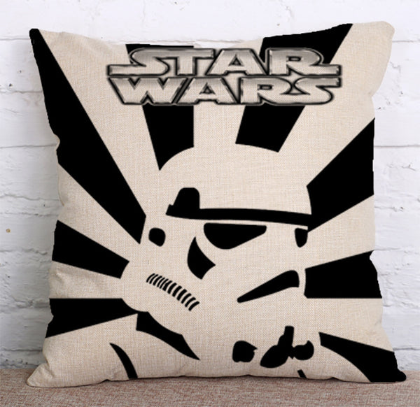 Cushion Cover SET Cotton Linen Throw Pillow, Star Wars - LiYiFabrics