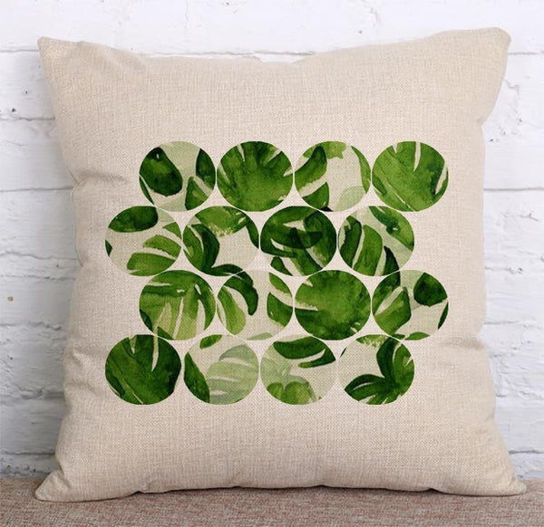 Cushion Cover SET Cotton Linen Throw Pillow, Arrow design - LiYiFabrics