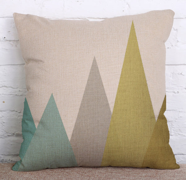 Cushion Cover SET Cotton Linen Throw Pillow,Simplicity - LiYiFabrics