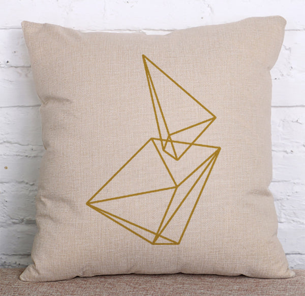 Cushion Cover SET Cotton Linen Throw Pillow,Simplicity - LiYiFabrics