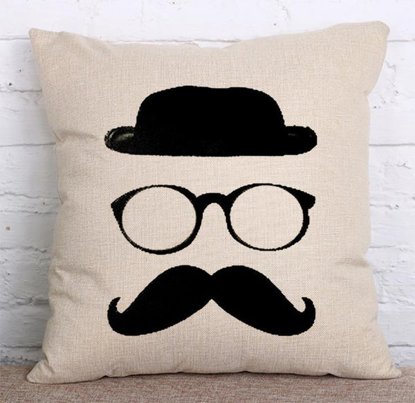 Cushion Cover SET Cotton Linen Throw Pillow, Machael Jackson - LiYiFabrics