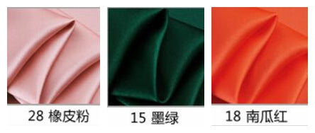 19mm silk stretch satin fabric, for 3 color