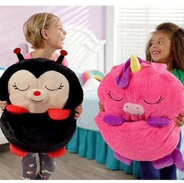 Pillow & Sleepy Sack, Hooded Wearable Snuggle Tail Blanket - LiYiFabrics