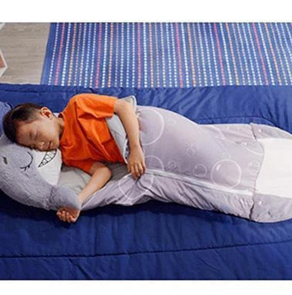 Pillow & Sleepy Sack, Hooded Wearable Snuggle Tail Blanket - LiYiFabrics
